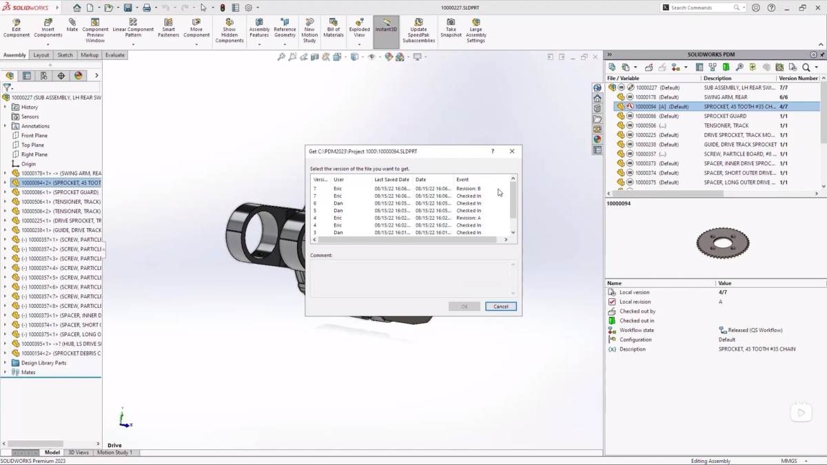 SOLIDWORKS PDM软件界面 (2)